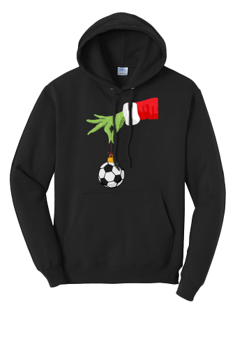 #004- Grinch Soccer Ornament