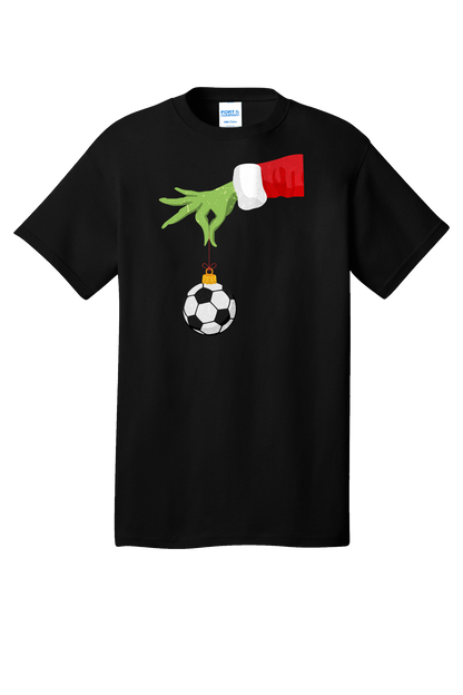 #004- Grinch Soccer Ornament