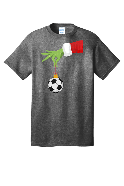 #004- Grinch Soccer Ornament