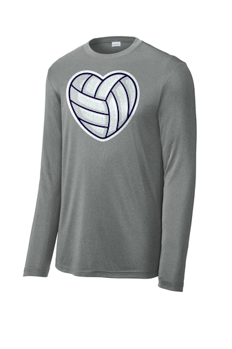 #0094- Heart Shaped Volleyball