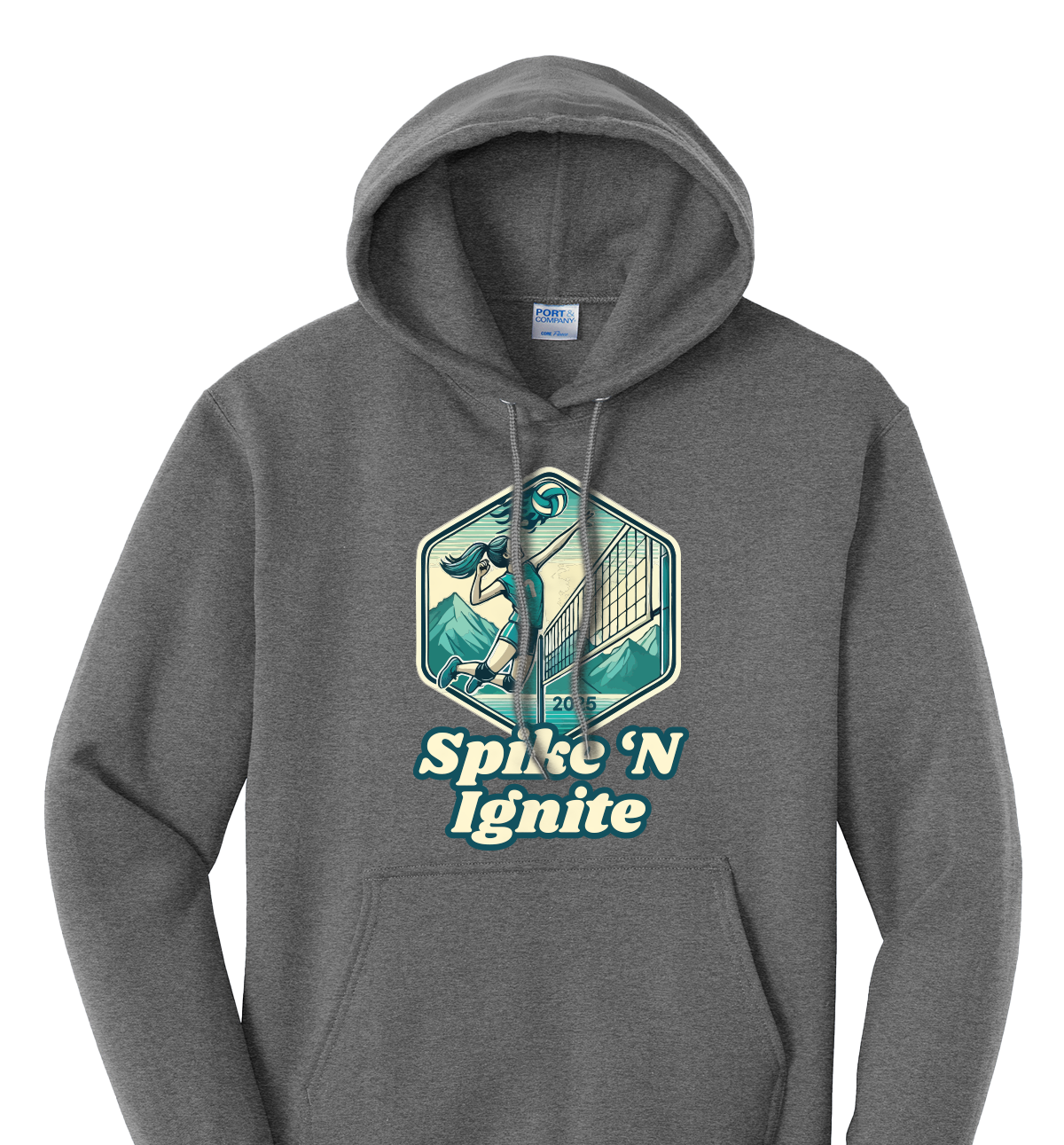 Spike n Ignite Volleyball Tournament Comfort Hoodie