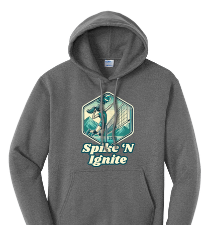 Spike n Ignite Volleyball Tournament Comfort Hoodie