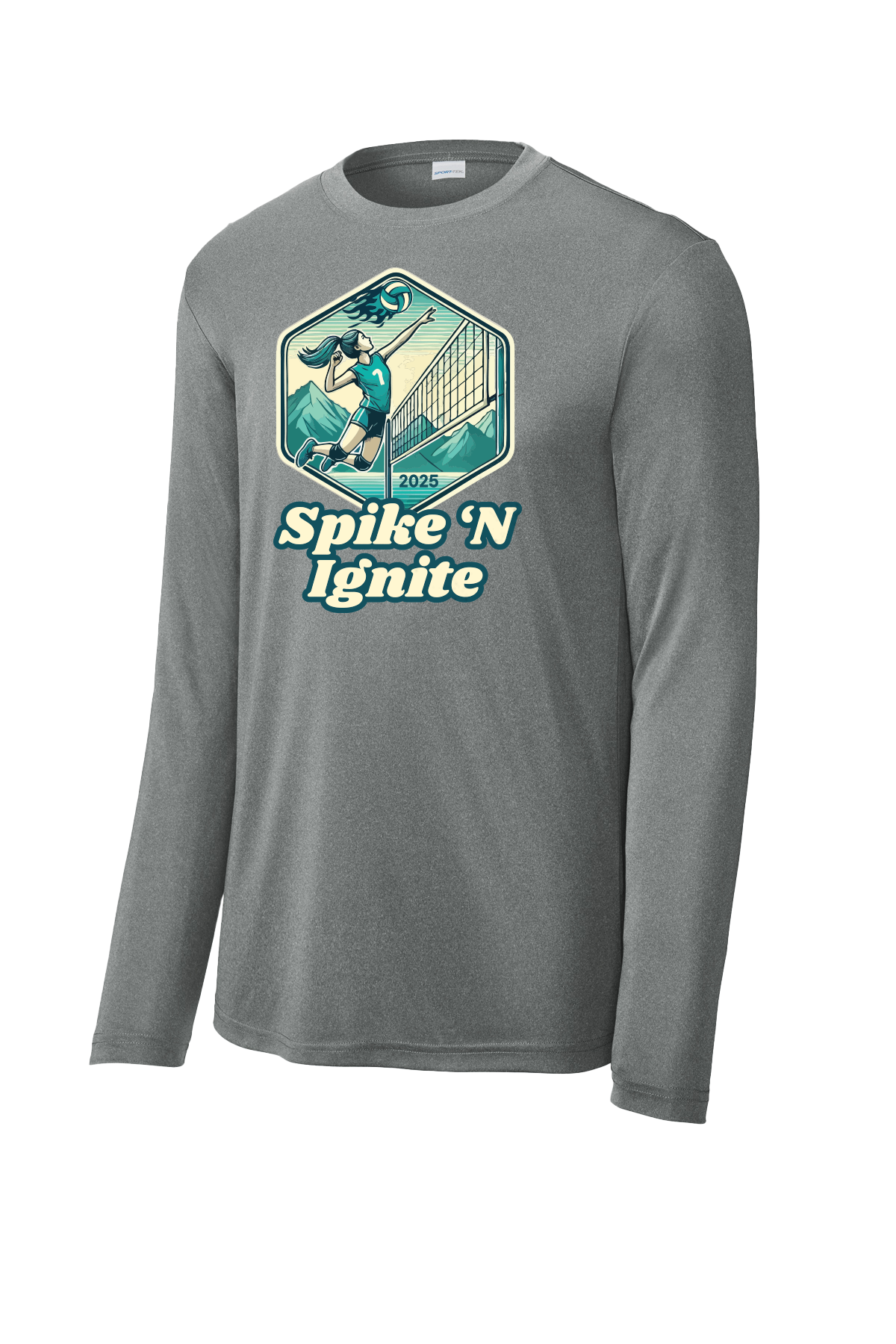 Spike n Ignite Volleyball Tournament Long Sleeve Dri Fit