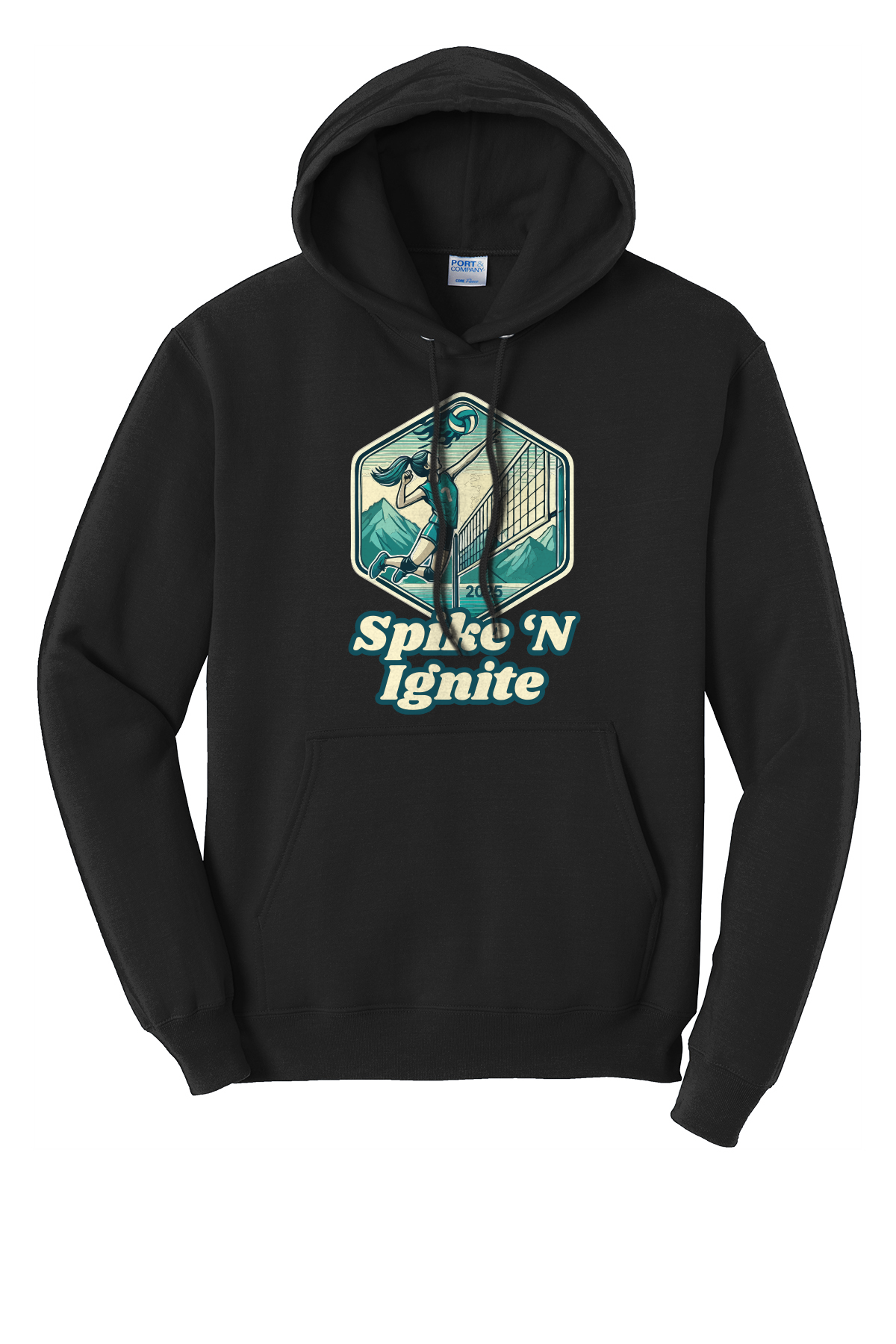 Spike n Ignite Volleyball Tournament Comfort Hoodie